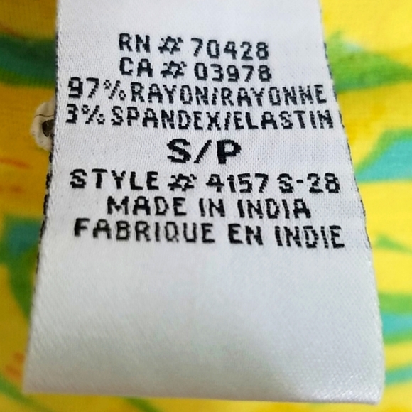 Sharon Young Skirt maxi stretch palm tree floral tropical print Beach Resortwear - Picture 8 of 9